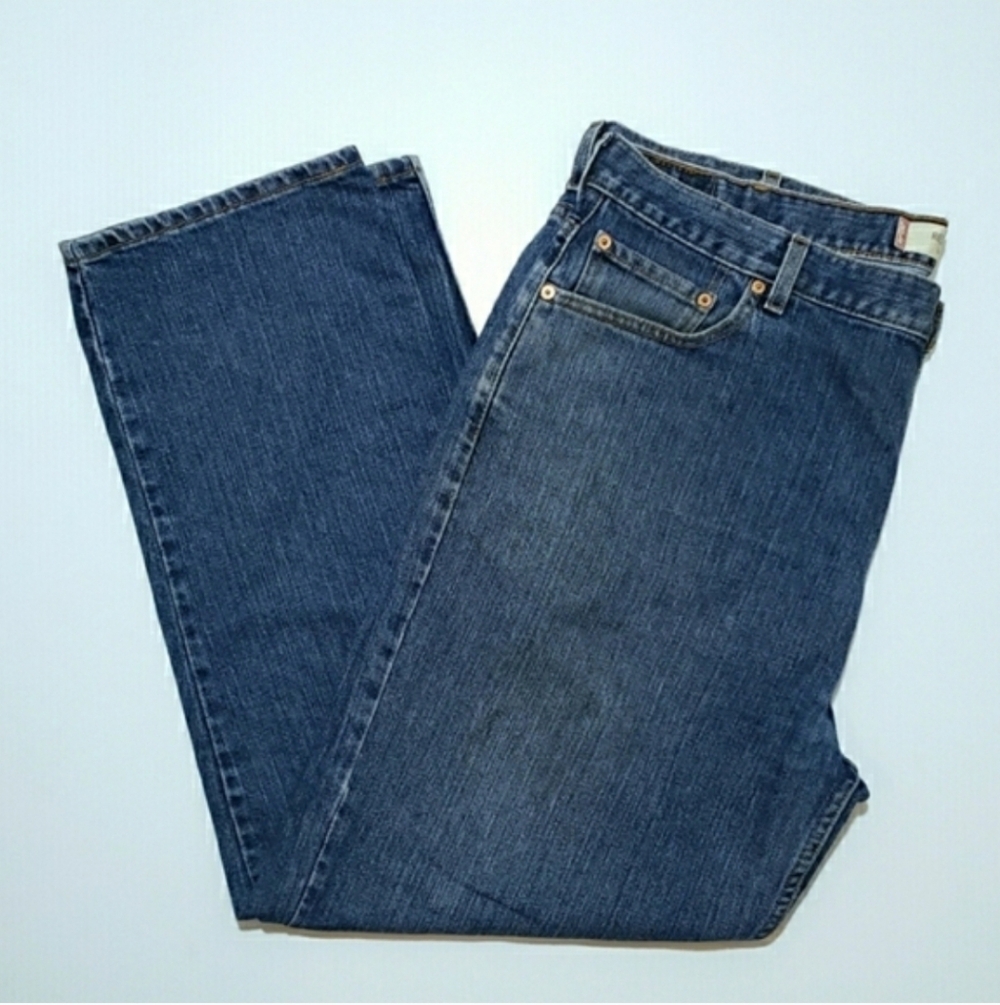 Mens Levi's 550 Relaxed Fit Straight Leg Jeans - Picture 2 of 5